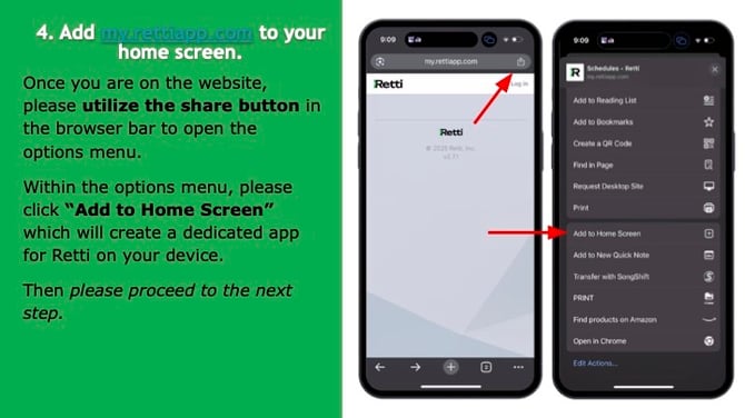 Retti Mobile App Manual 6