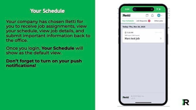 Retti Mobile App Manual 9
